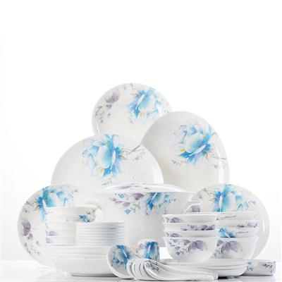 操妹眉视频在线48头聆听花开骨瓷礼品餐具套装
